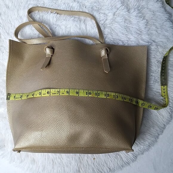 Macy's Gold Tote Bag - Picture 4 of 7